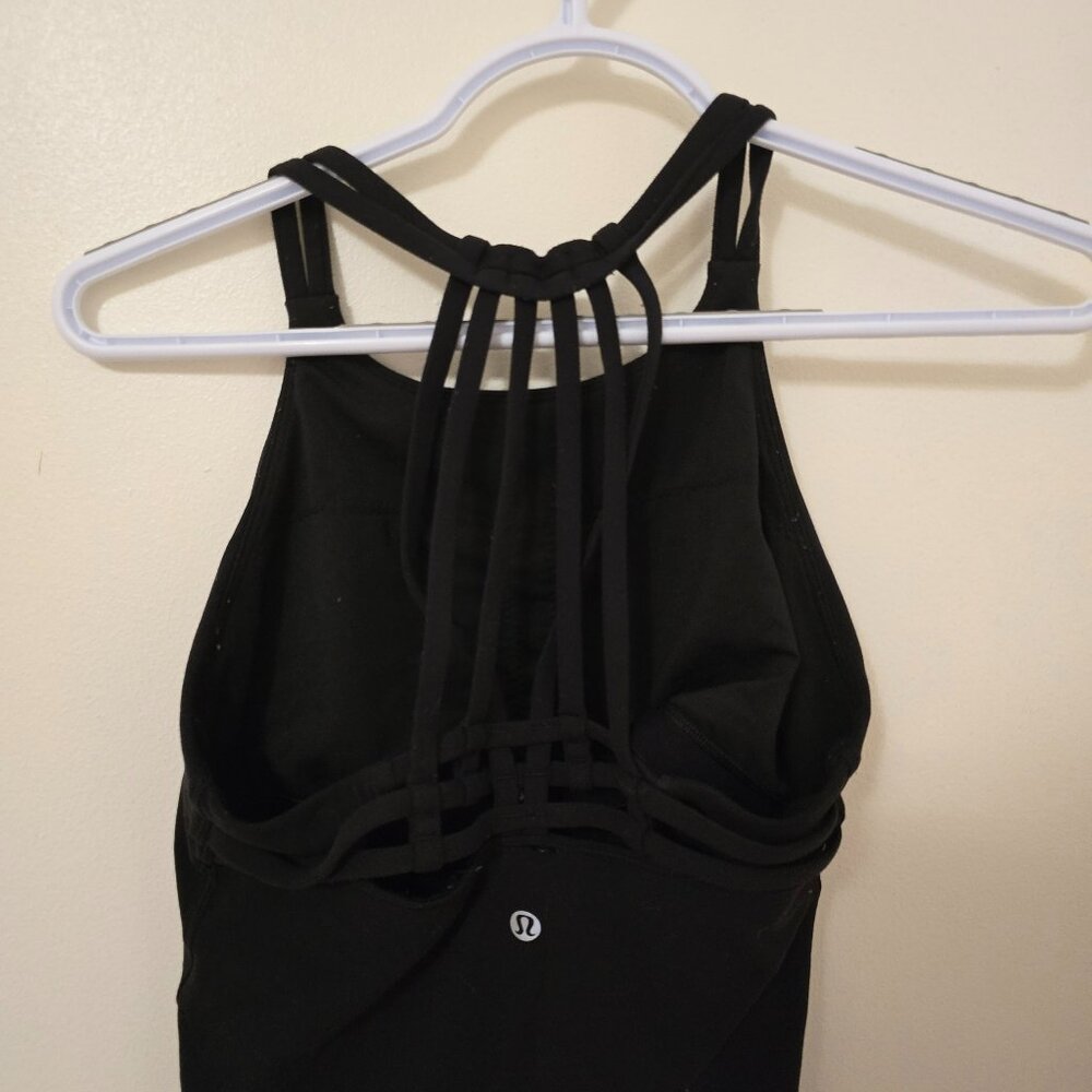 lululemon cami size 6 black